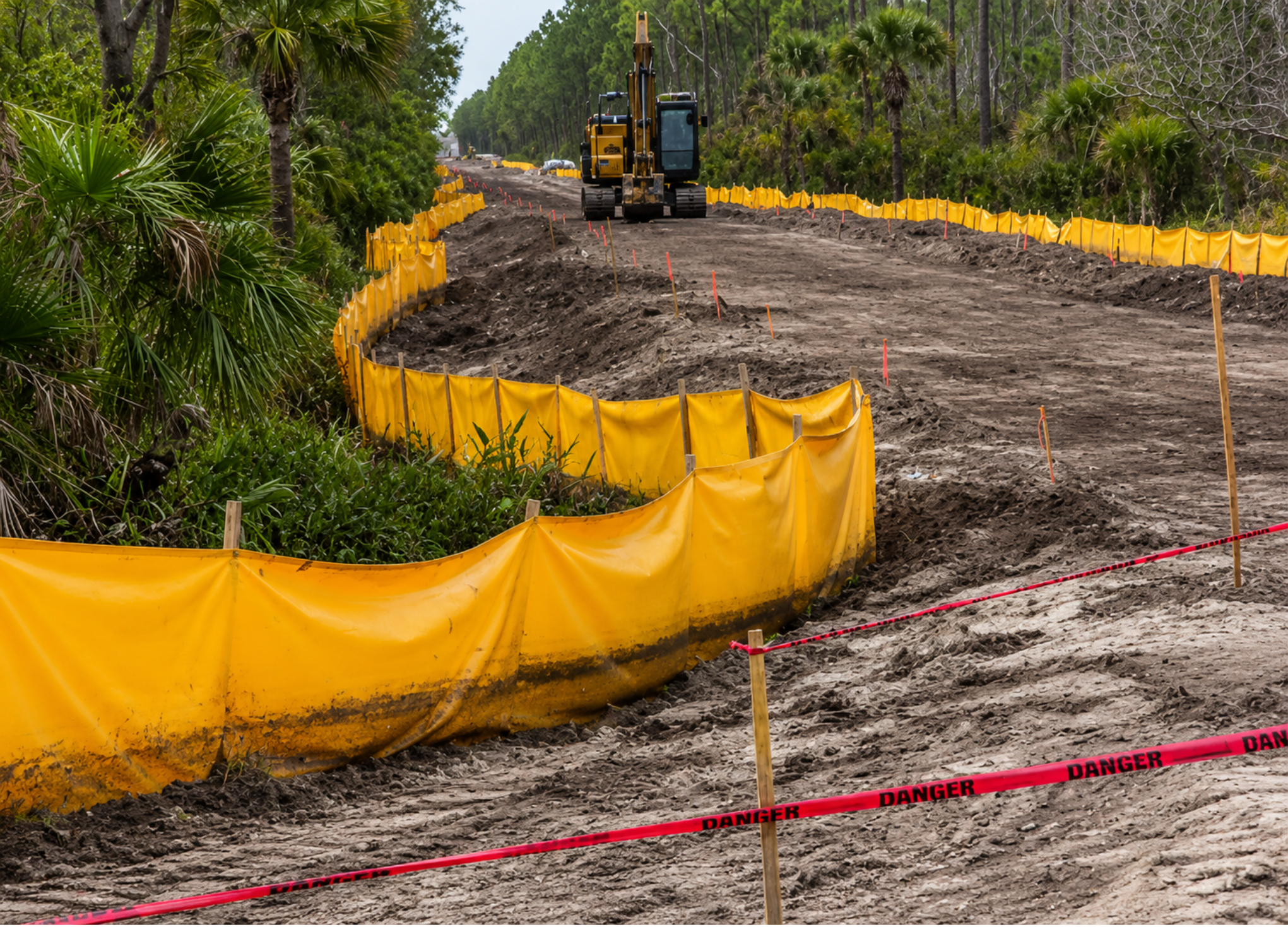 enviro usa staked silt fence